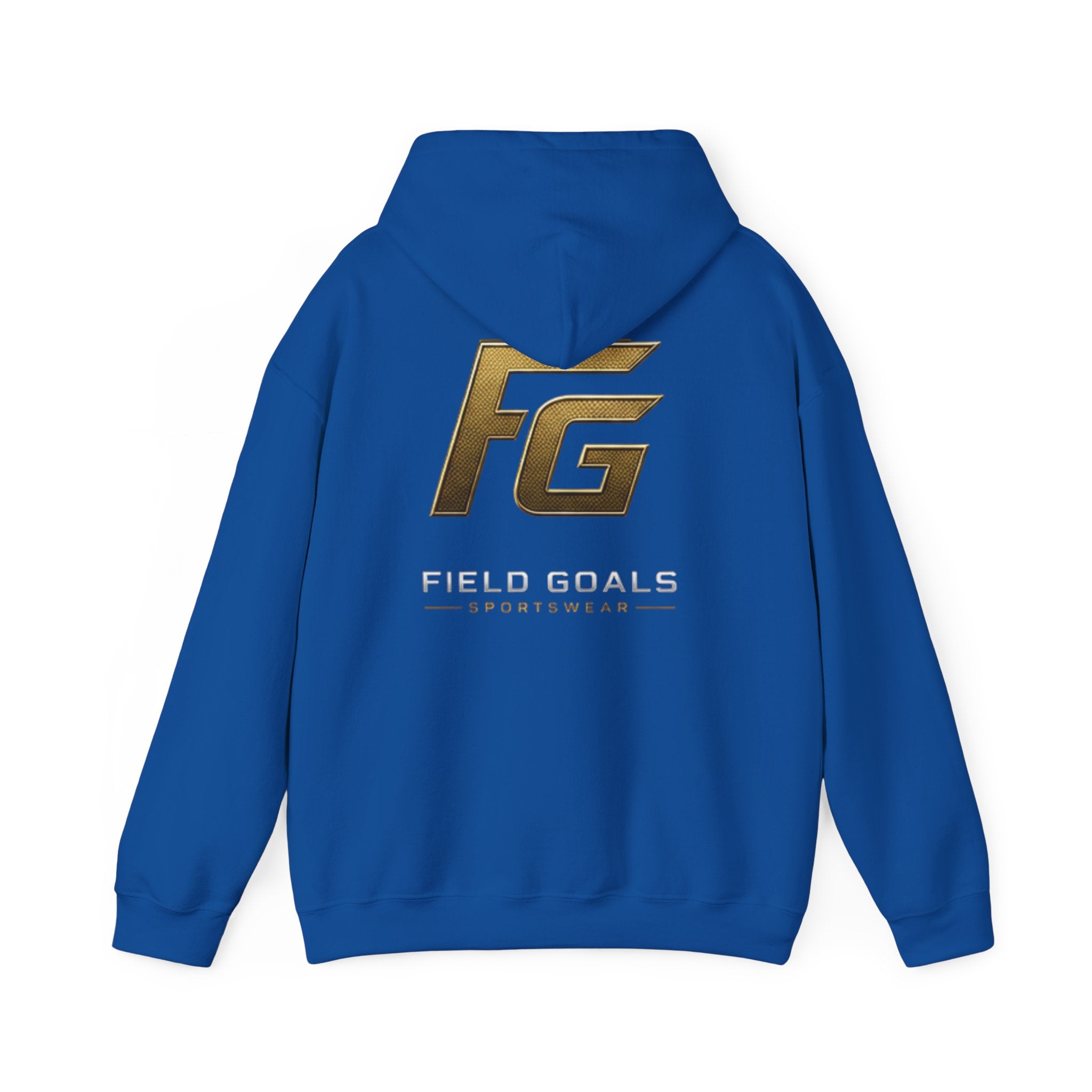 Field Goals Hoodie — Gold Logo Sportswear Pullover