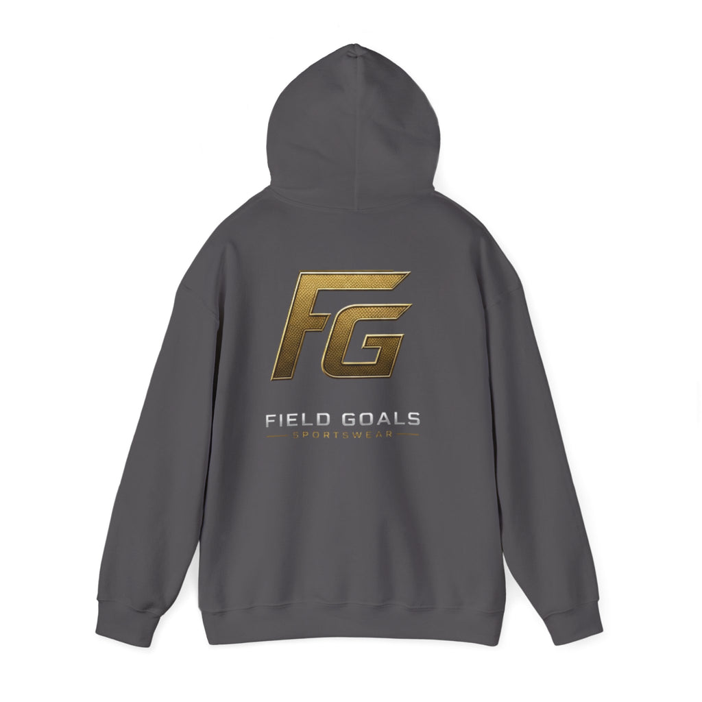Field Goals Hoodie — Gold Logo Sportswear Pullover
