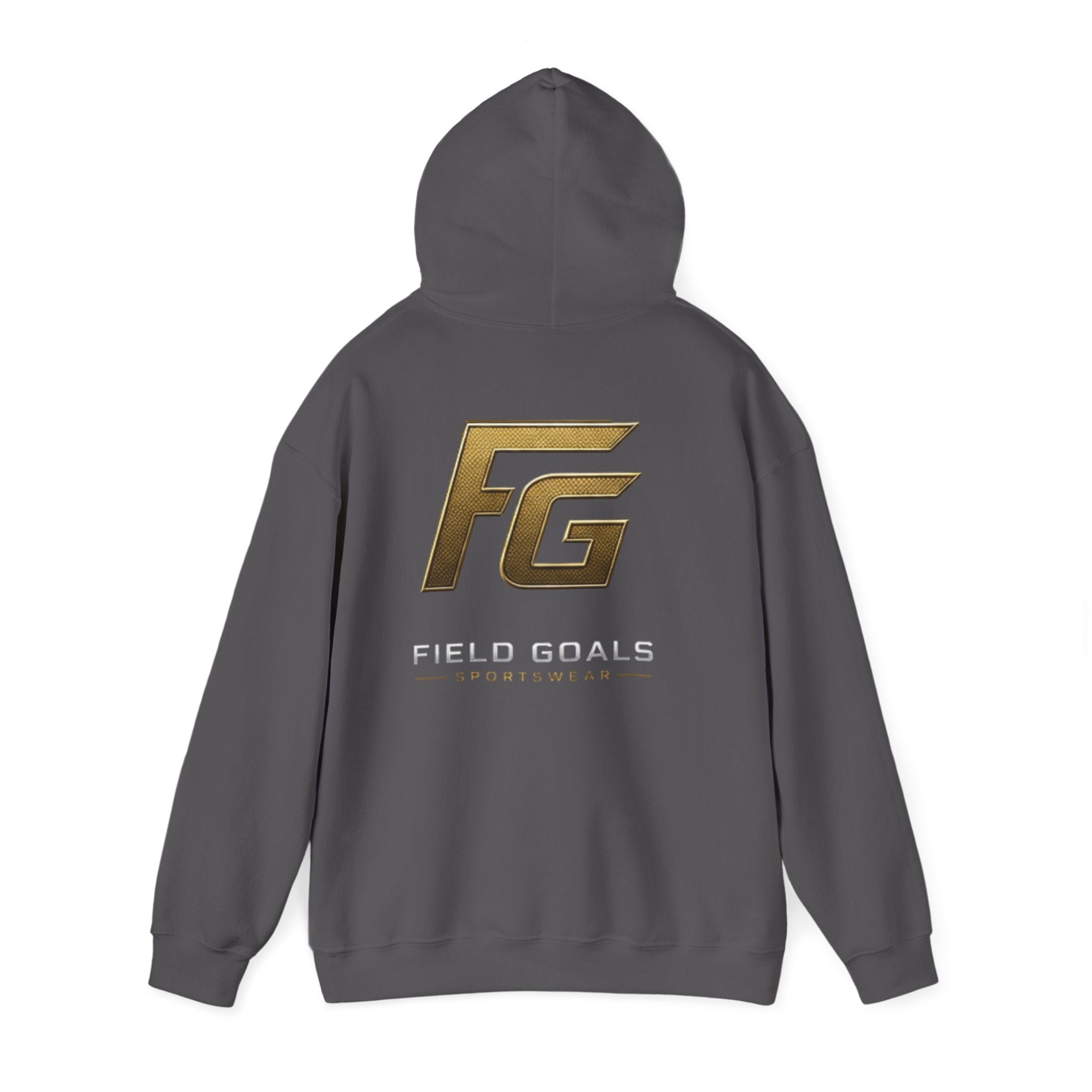 Field Goals Hoodie — Gold Logo Sportswear Pullover