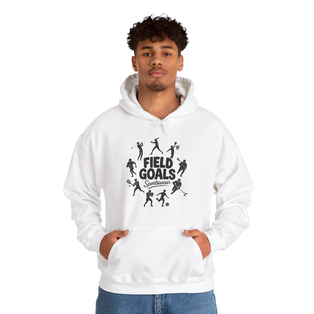 Field Goals Hoodie — Graphic Players White Pullover
