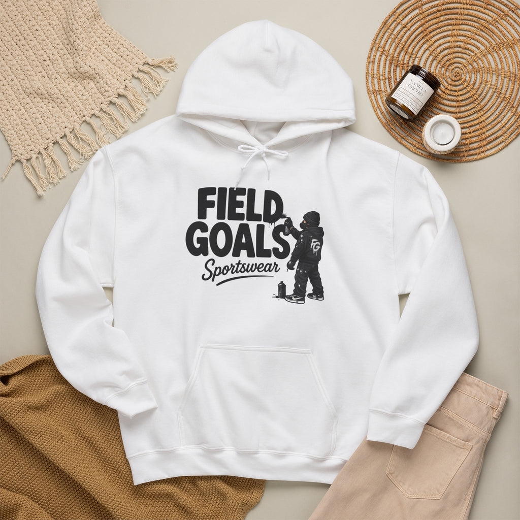 Field Goals Sportswear Hoodie — Graffiti Artist Graphic  Pullover