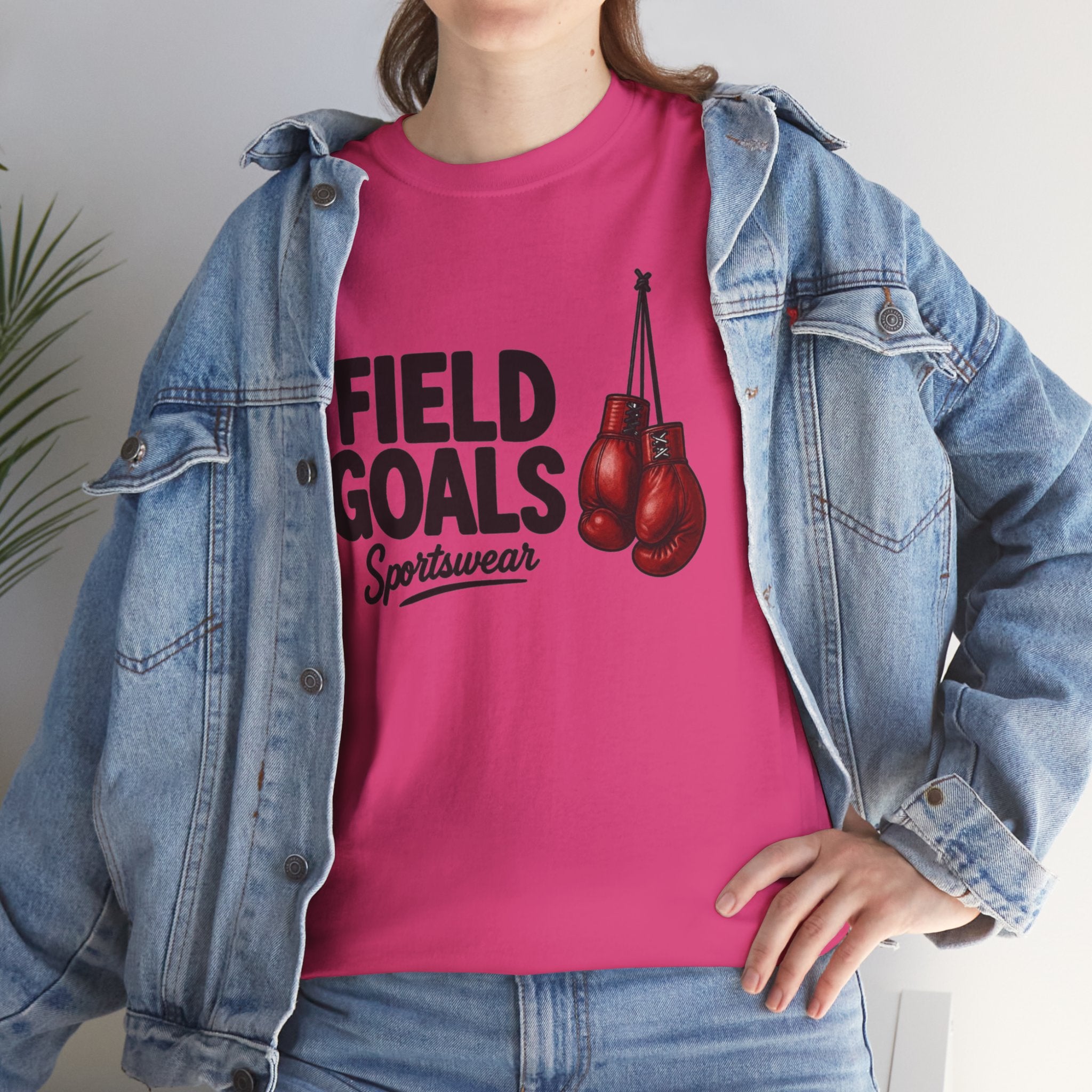 Field Goals Boxing Tee — 'Field Goals Sportswear' Graphic T-Shirt