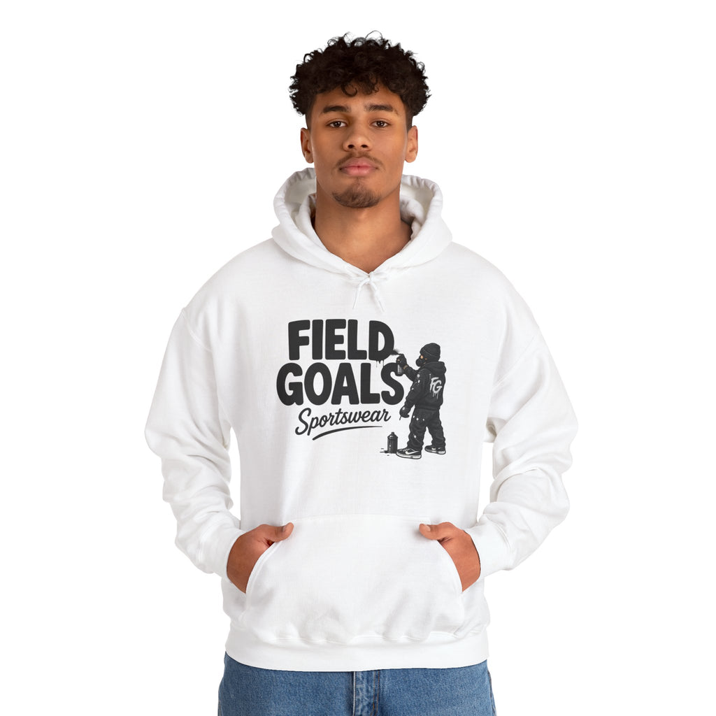 Field Goals Sportswear Hoodie — Graffiti Artist Graphic  Pullover