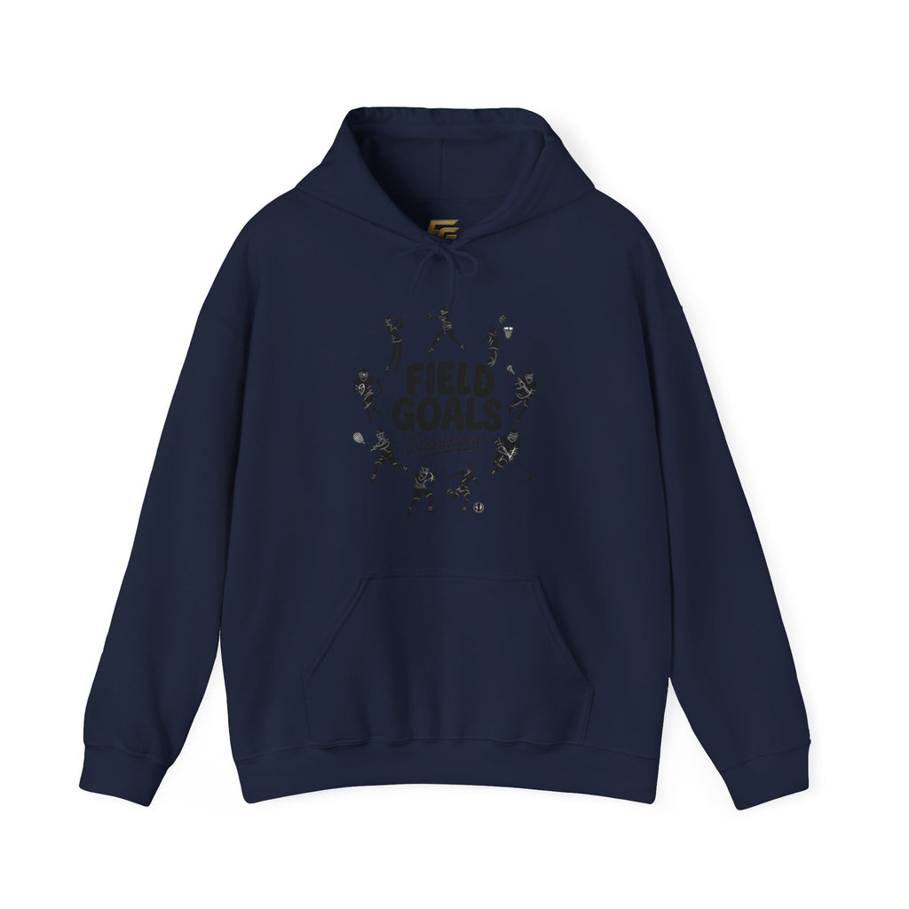 Field Goals Hoodie — Graphic Players White Pullover
