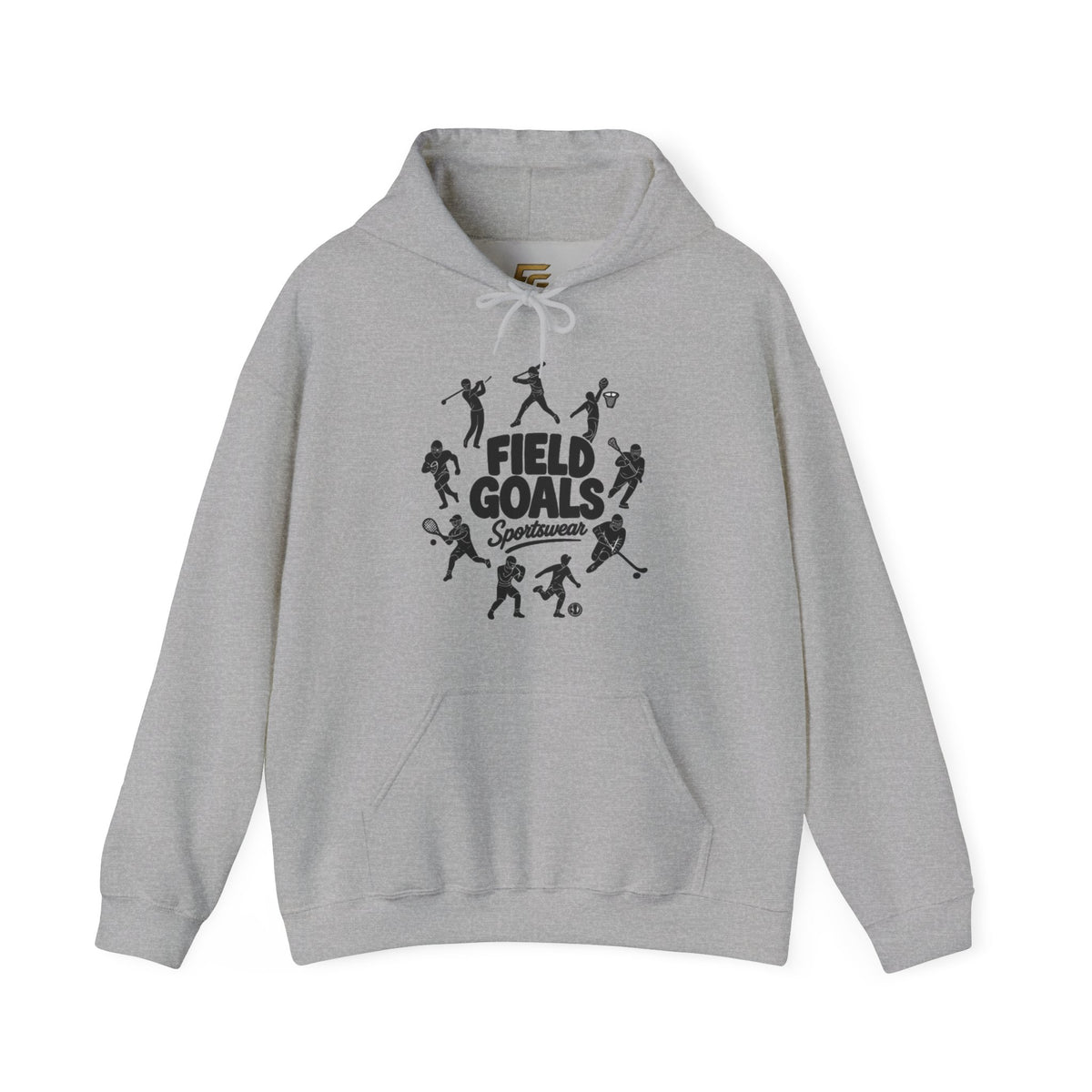 Field Goals Hoodie — Graphic Players White Pullover