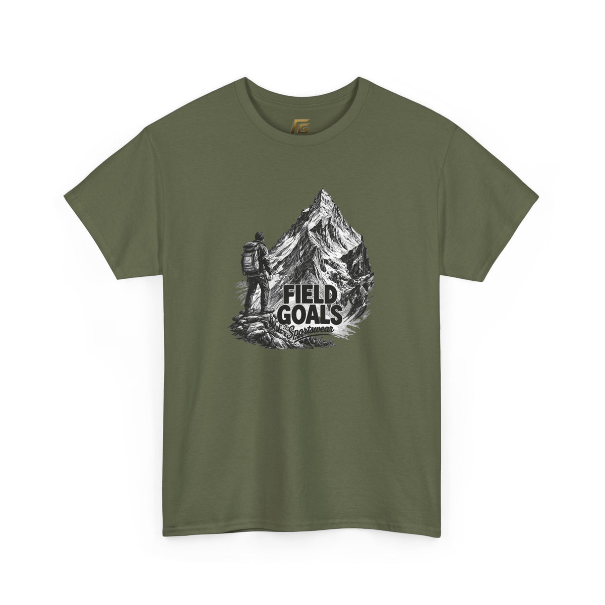Field Goals Mountain Hiking Tee — Adventure Graphic T-Shirt