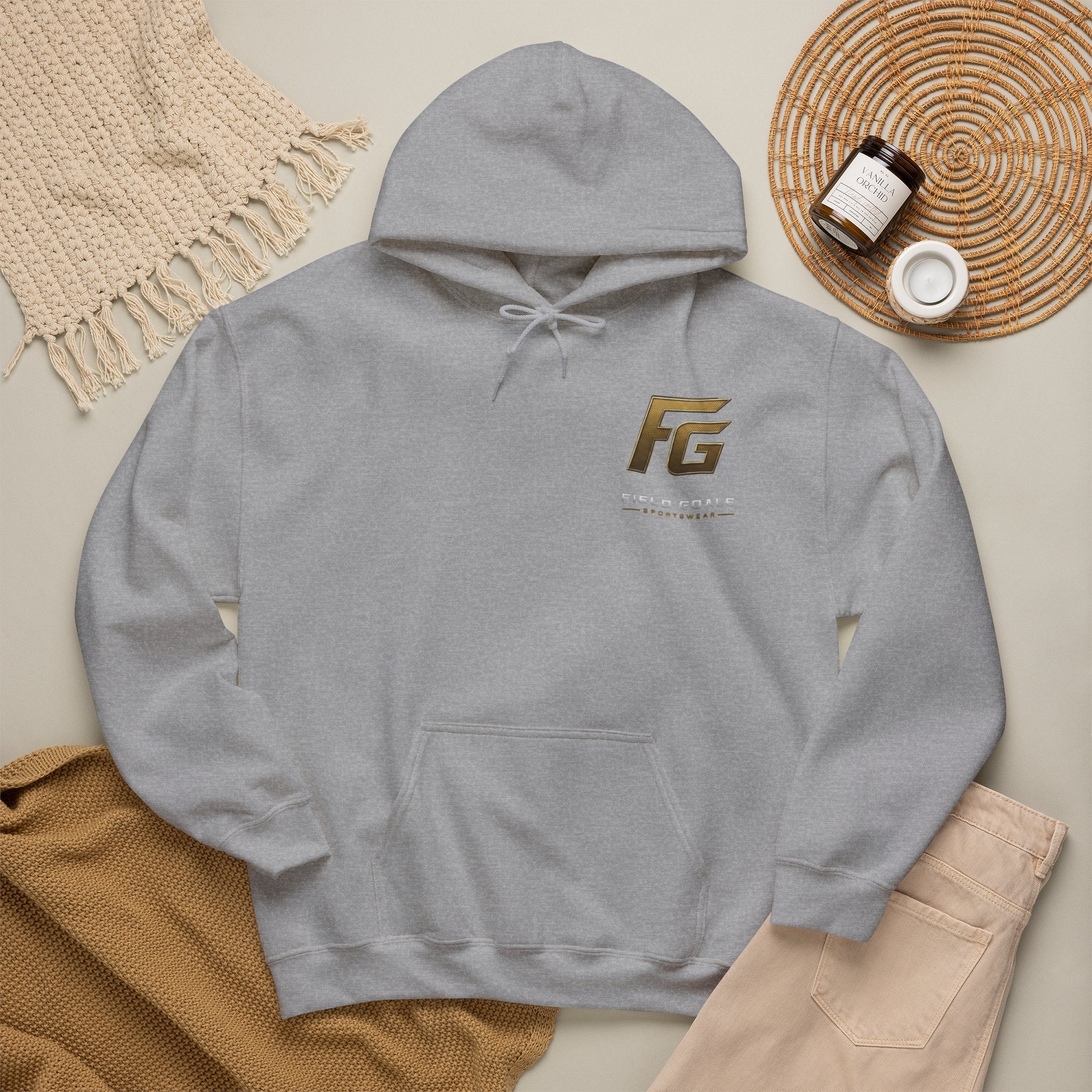Field Goals Sportswear Pullover Hoodie — "Wear the Goal. Live the Goal. Achieve the Goal." Motivational
