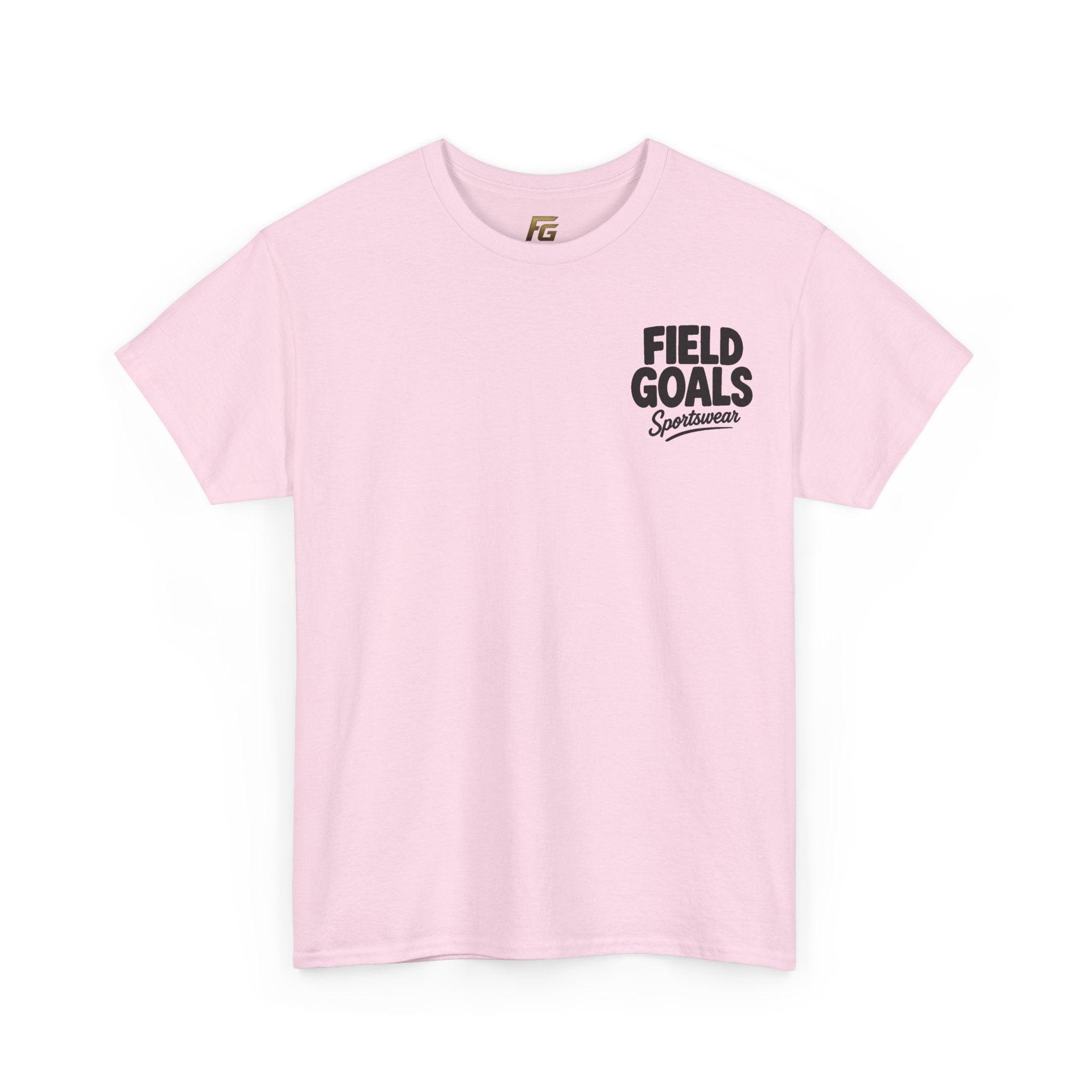 Field Goals Sportswear — "Wear the Goal. Live the Goal. Acheive the Goal." Motivational T-Shirt
