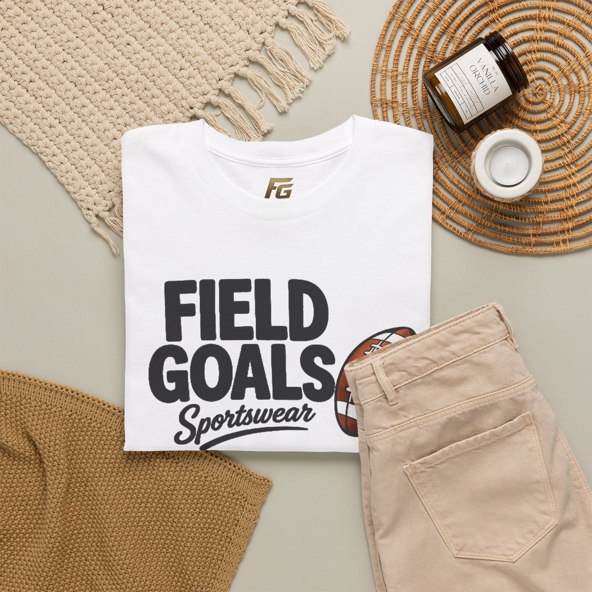 Field Goals Sportswear Football T-Shirt Graphic Tee
