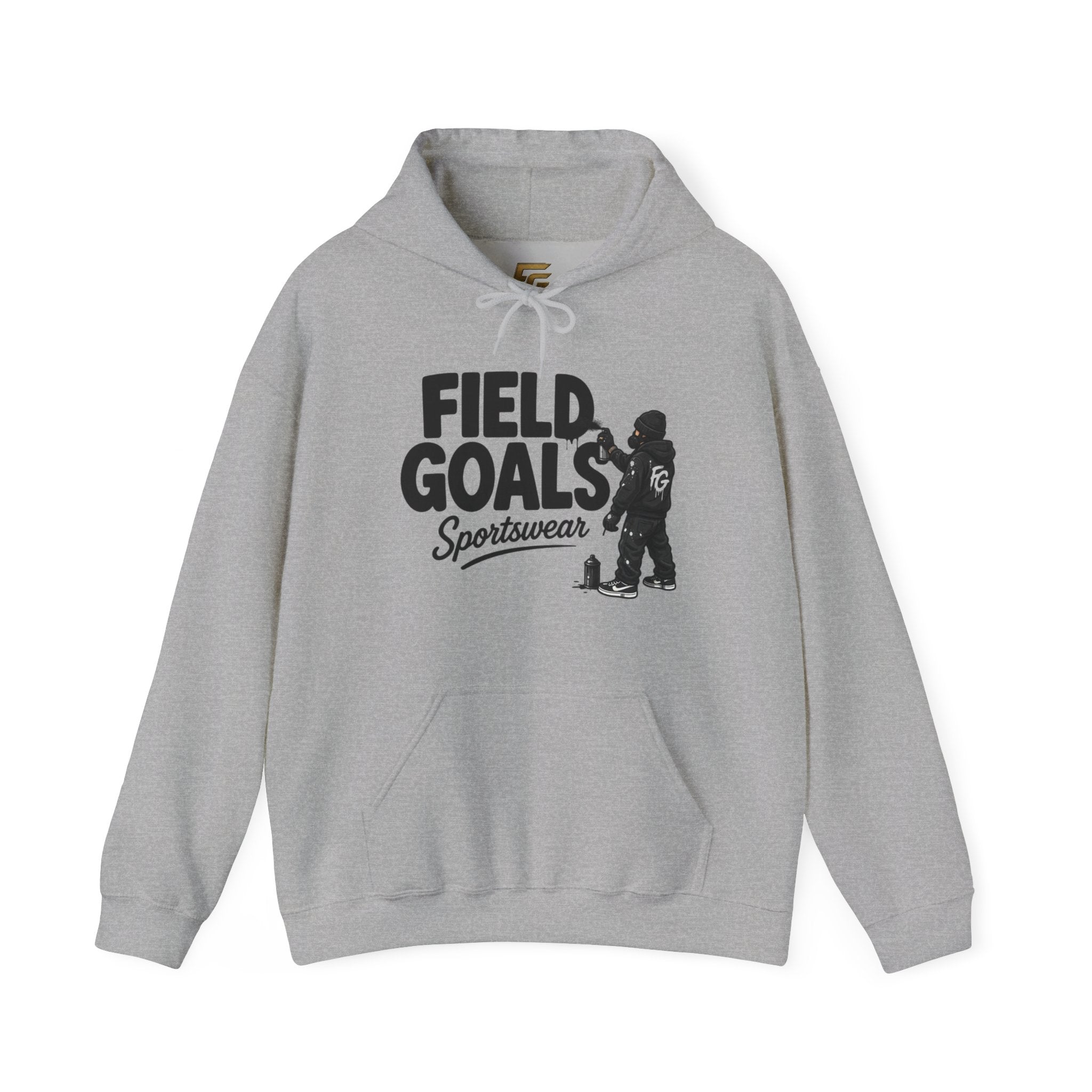 Field Goals Sportswear Hoodie — Graffiti Artist Graphic  Pullover