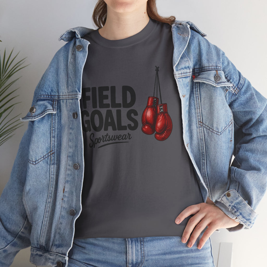 Field Goals Boxing Tee — 'Field Goals Sportswear' Graphic T-Shirt