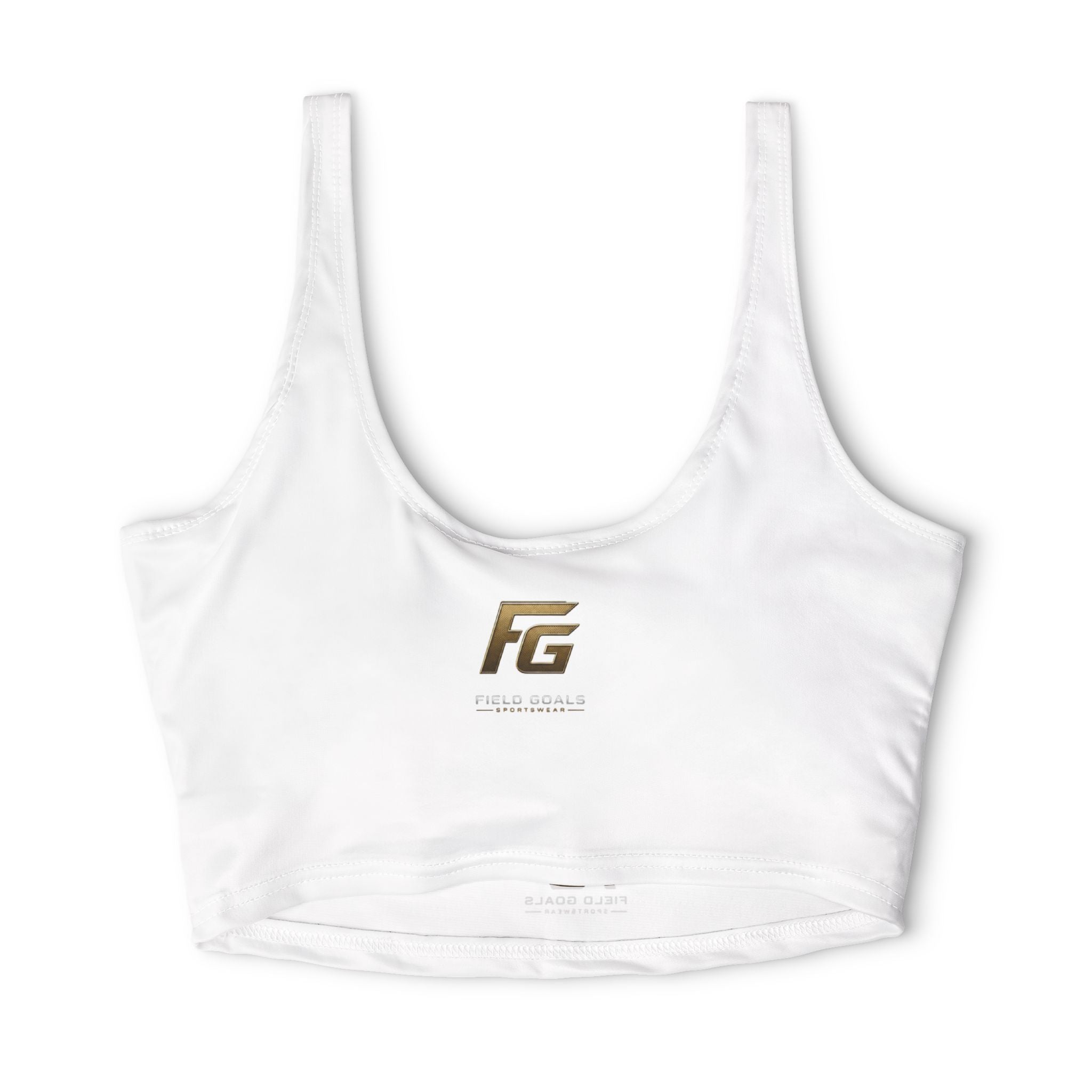 Field Goals Sports Bra — "Different Goals. Same Mindset." Crop Top