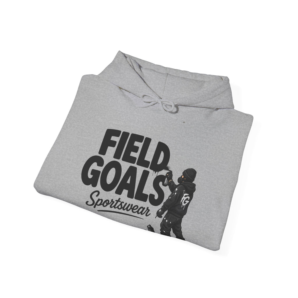 Field Goals Sportswear Hoodie — Graffiti Artist Graphic  Pullover