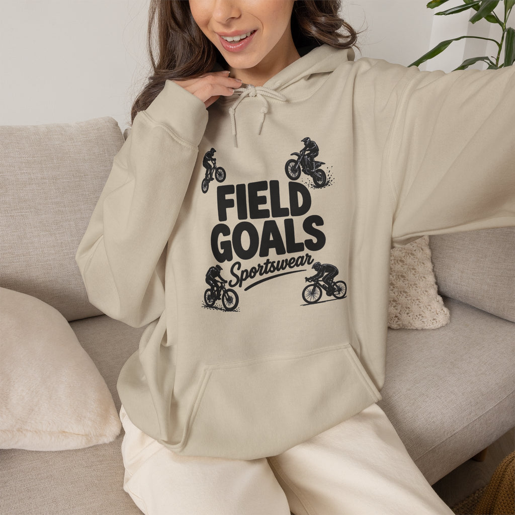 Field Goals Sportswear Hoodie – Bike Rider Sweatshirt