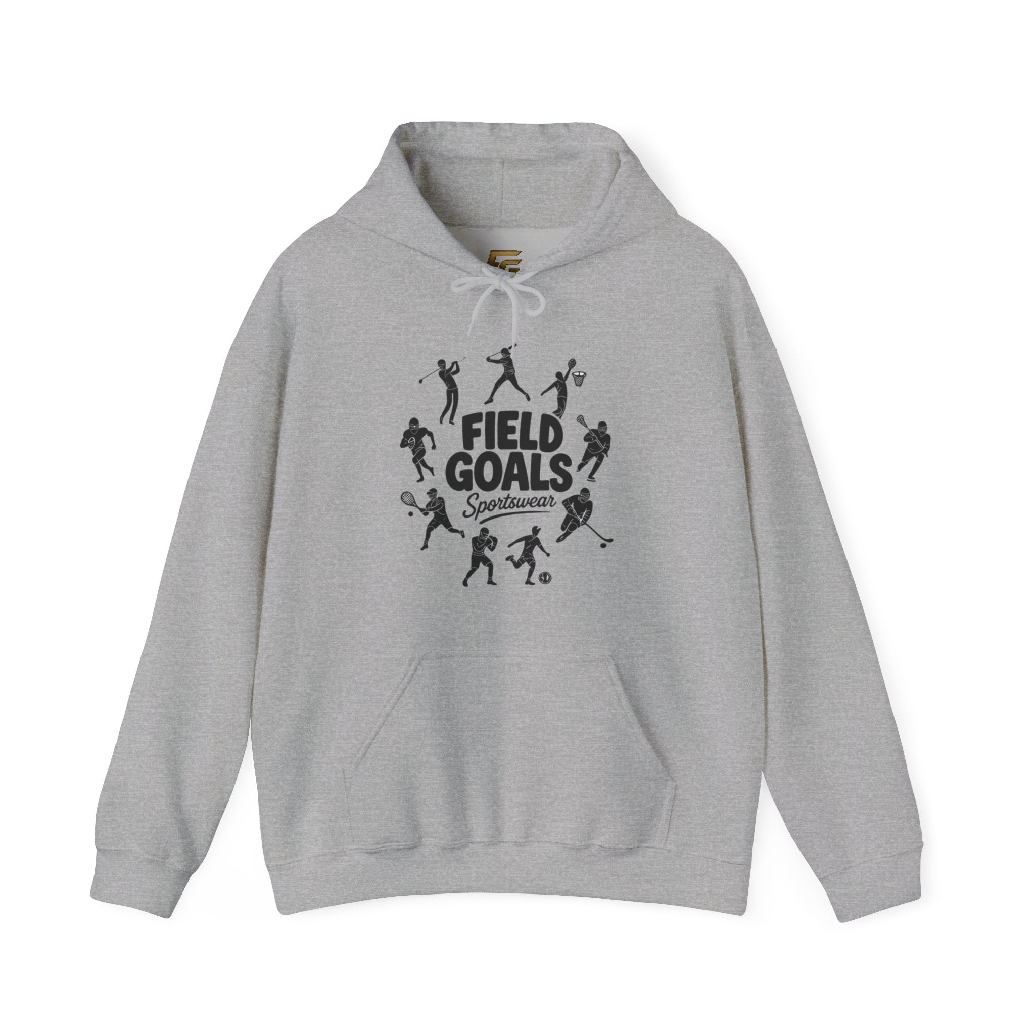 Field Goals Hoodie — Graphic Players White Pullover