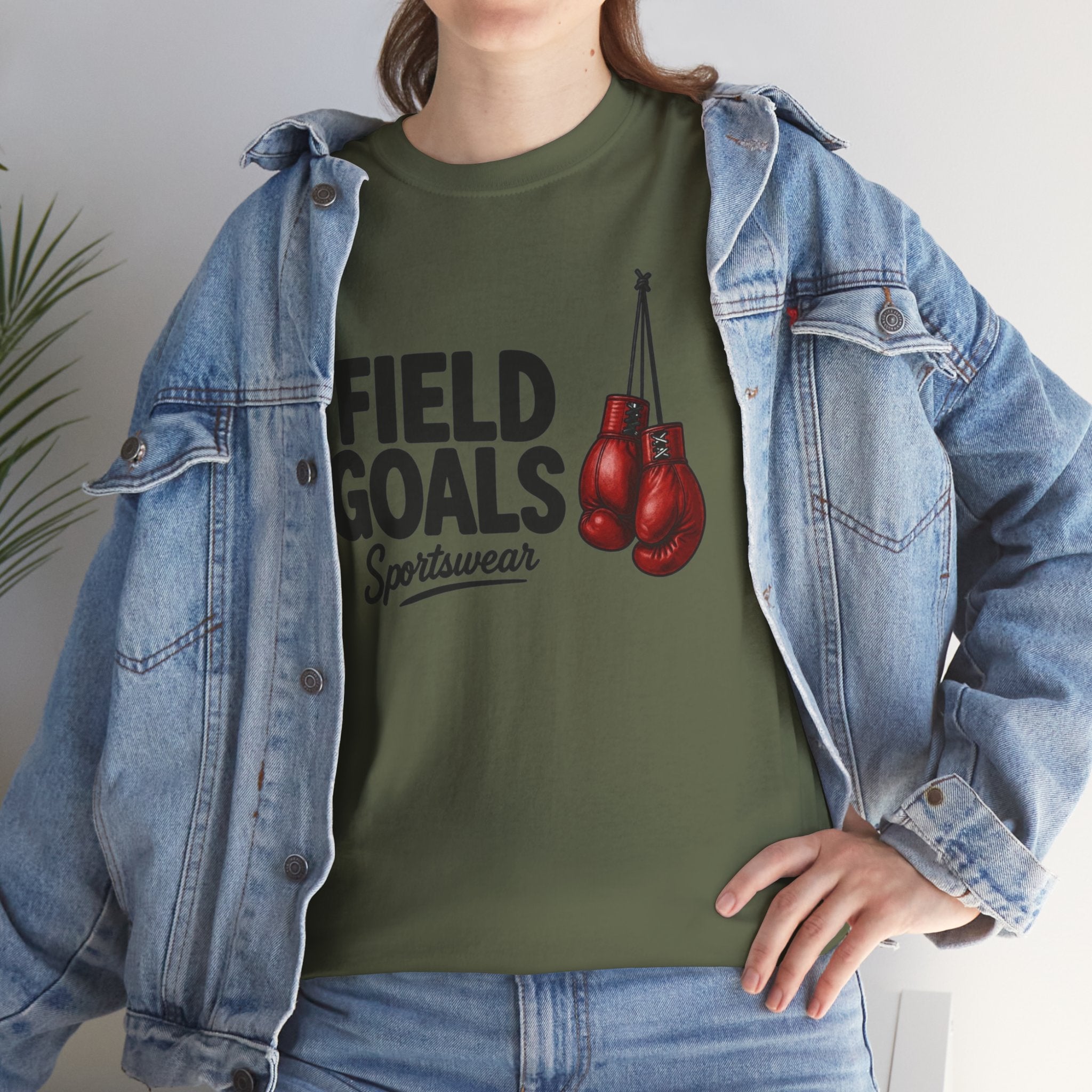 Field Goals Boxing Tee — 'Field Goals Sportswear' Graphic T-Shirt