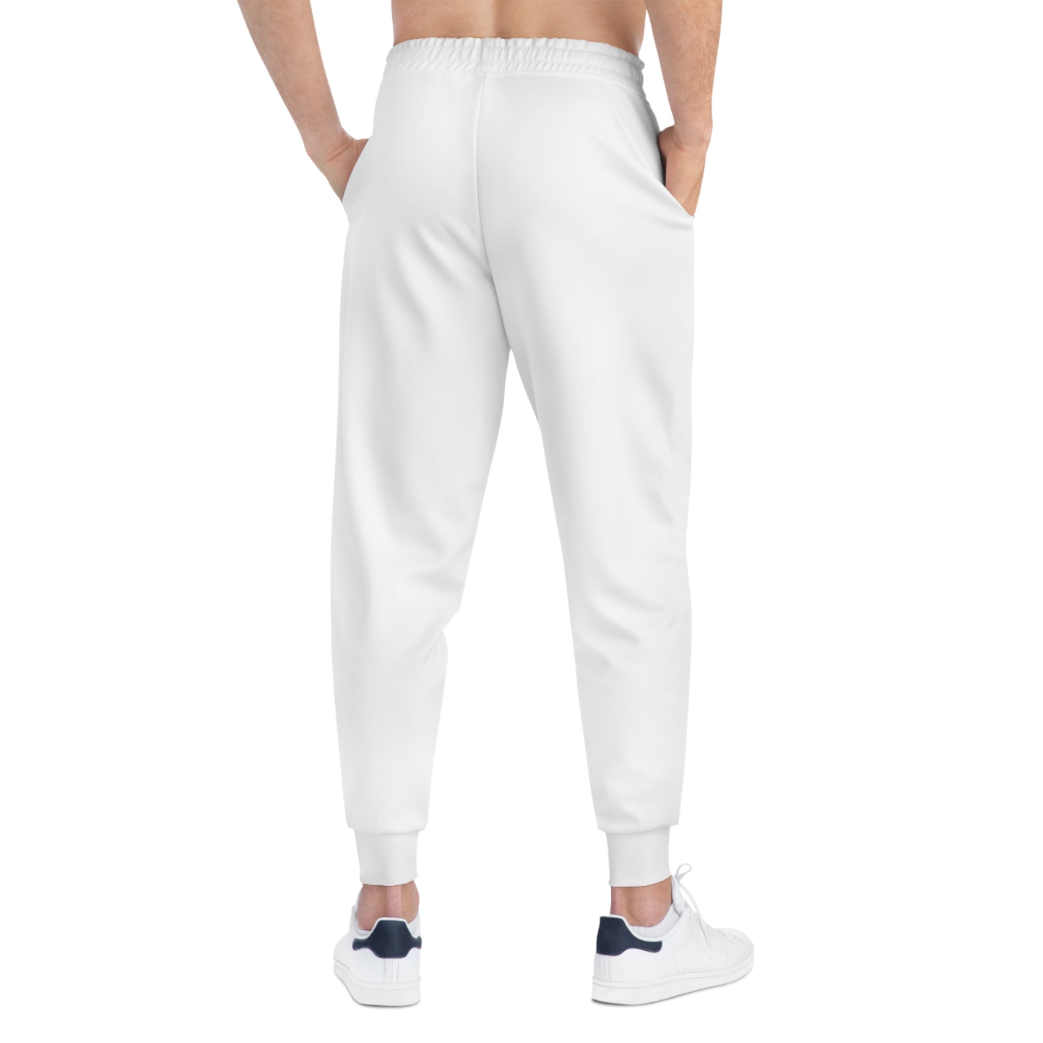 FG Athletic Joggers — White Logo Sweatpants