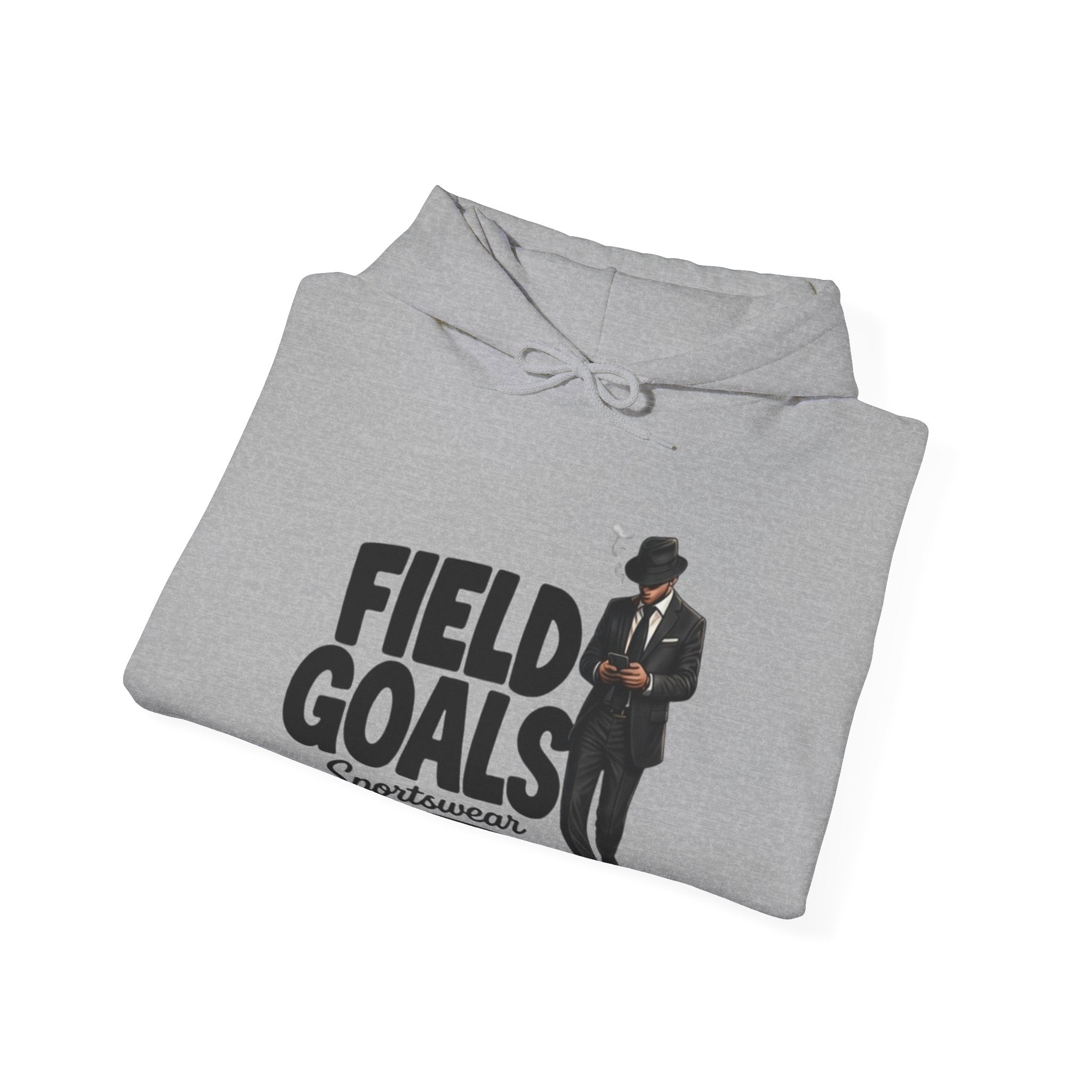 Field Goals Sportswear Hoodie — Retro Gentleman White Pullover
