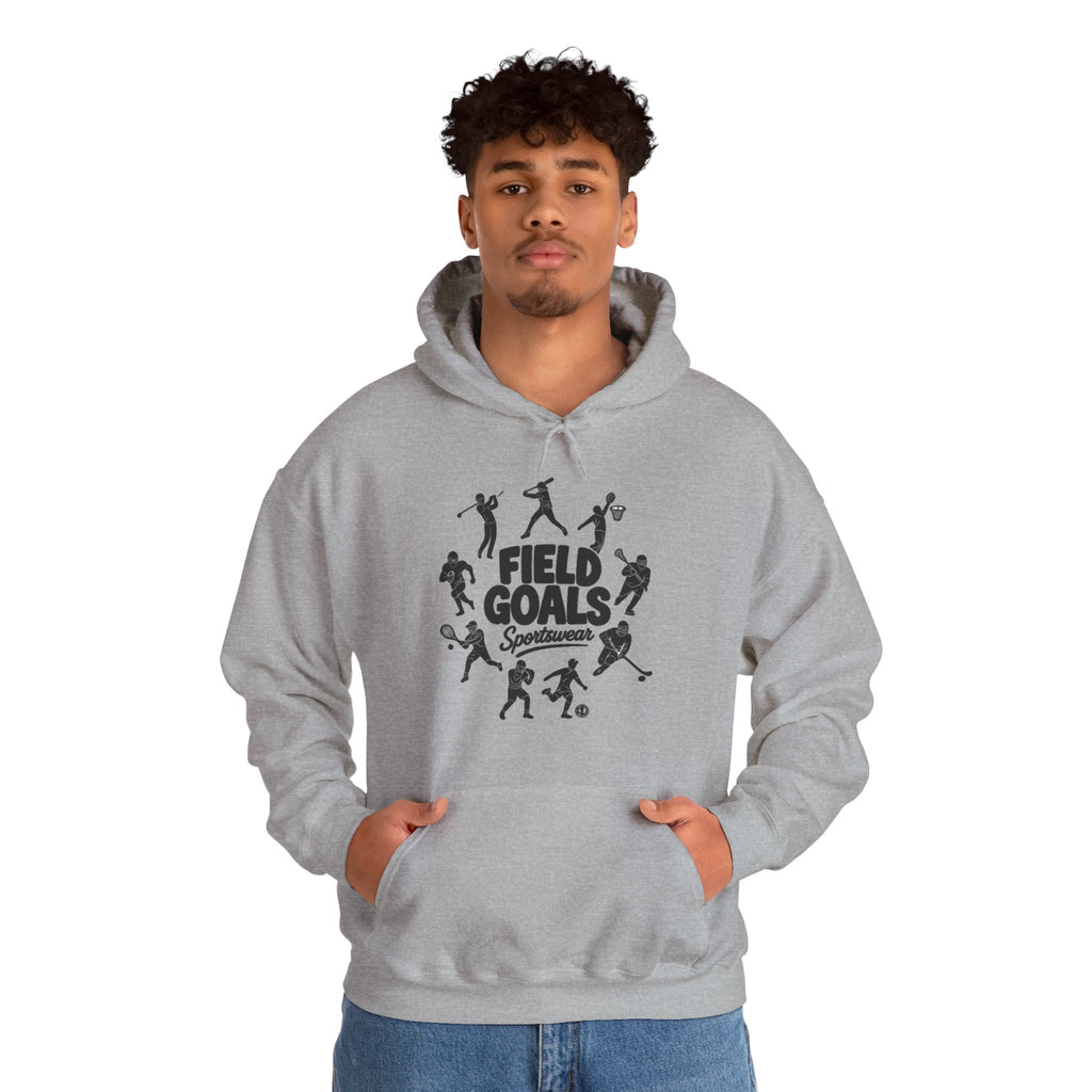 Field Goals Hoodie — Graphic Players White Pullover
