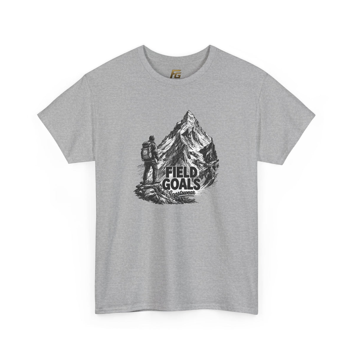 Field Goals Mountain Hiking Tee — Adventure Graphic T-Shirt
