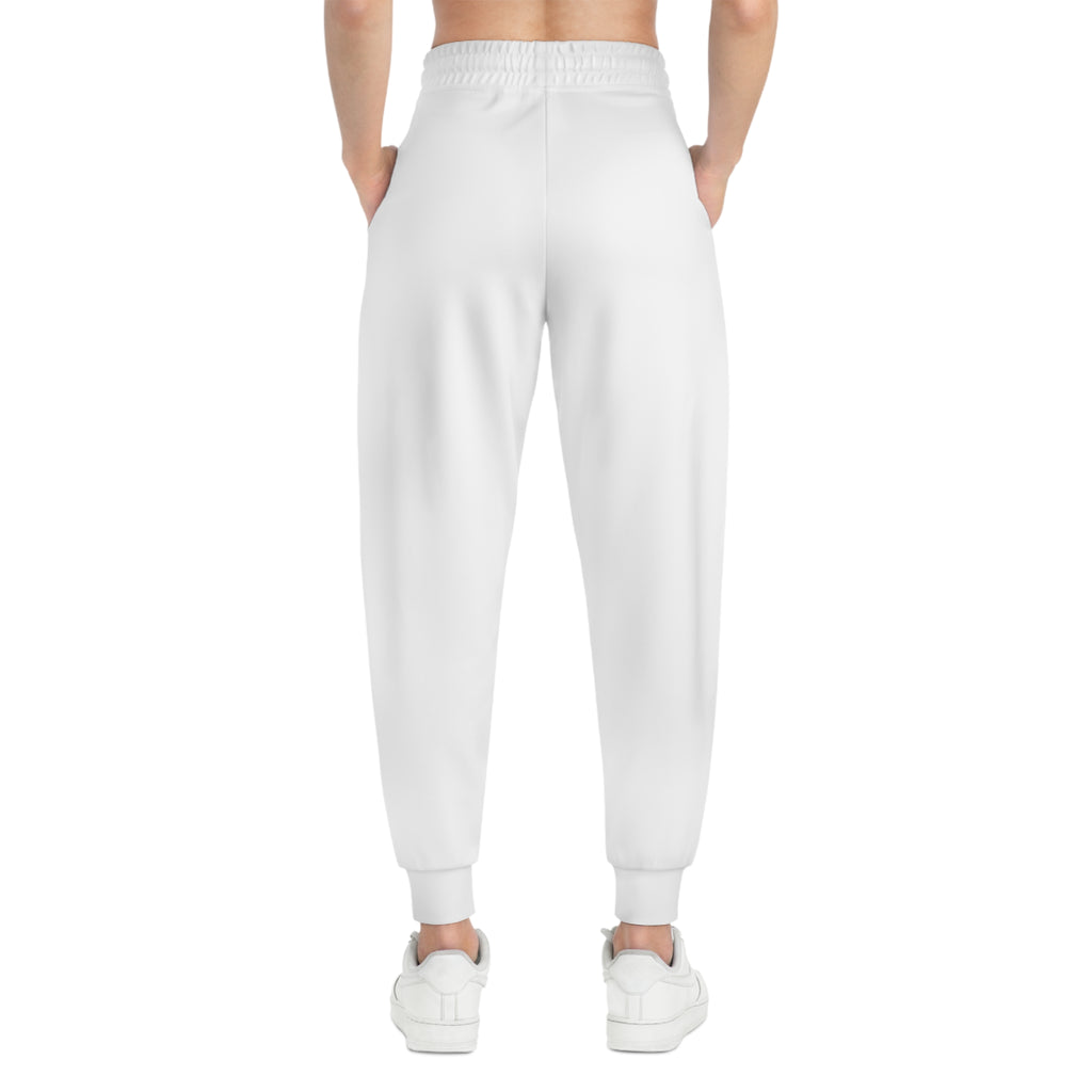 FG Athletic Joggers — White Logo Sweatpants